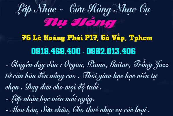 Địa chỉ lớp dạy đàn guitar tại Gò Vấp, Tphcm